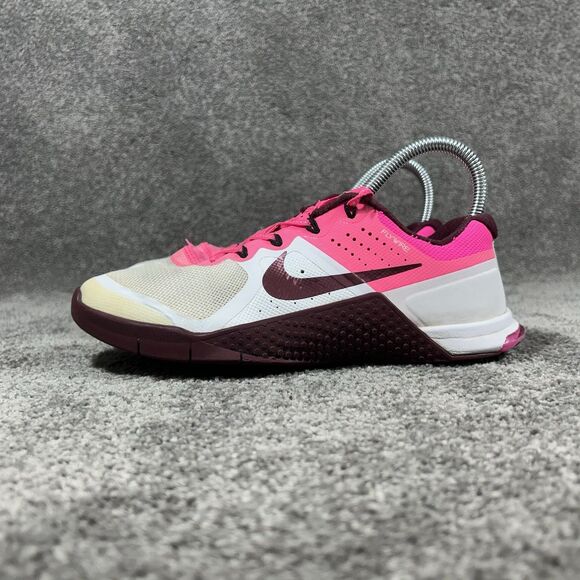 Nike Metcon 2 821913-106 Women’s Size 6.5 White Pink Crossfit Training Gym Shoes - Picture 6 of 12